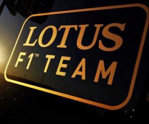пазл Логотип команды F1 Lotus